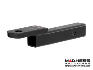 Flat Trailer Hitch Ball Mount by CURT - Class III - Black - 2x2 Receiver Tube